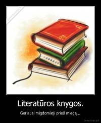 Literatūros knygos. - Geriausi migdomieji prieš miegą...