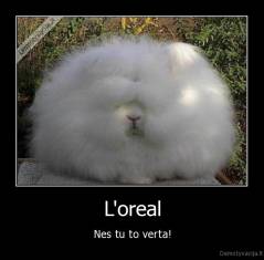 L'oreal - Nes tu to verta!