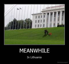 MEANWHILE - In Lithuania