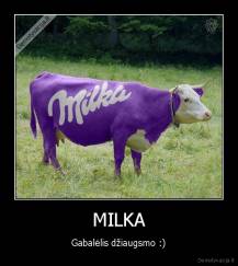 MILKA - Gabalėlis džiaugsmo :)