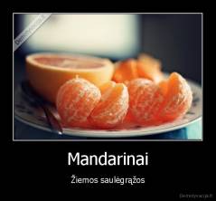 Mandarinai - Žiemos saulėgrąžos