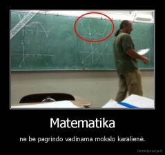 Matematika - ne be pagrindo vadinama mokslo karalienė.