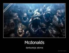 Mcdonalds - darbuotojo akimis