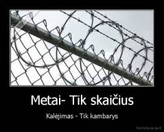 Metai- Tik skaičius - Kalėjimas - Tik kambarys