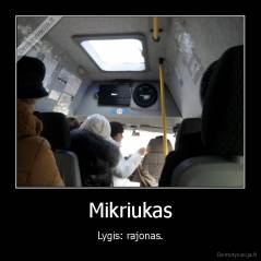 Mikriukas - Lygis: rajonas.