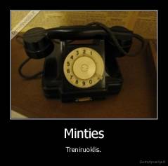 Minties - Treniruoklis.