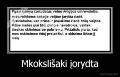 Mkokslišaki įorydta - 