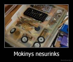 Mokinys nesurinks - 