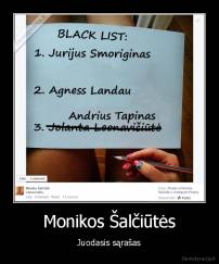 Monikos Šalčiūtės - Juodasis sąrašas