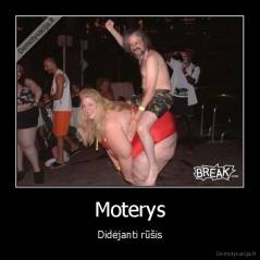 Moterys - Didėjanti rūšis