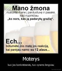 Moterys - kuo jos konkretesnės, tuo vyrams lengviau