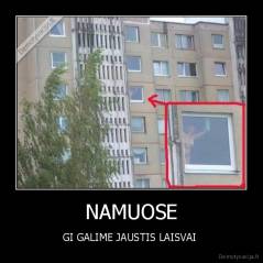 NAMUOSE - GI GALIME JAUSTIS LAISVAI 