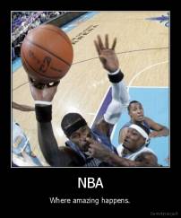 NBA - Where amazing happens.