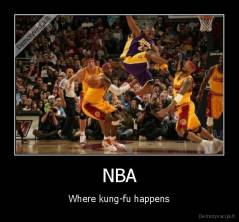 NBA - Where kung-fu happens
