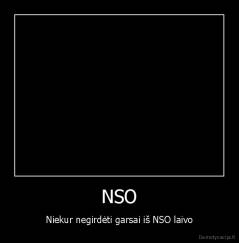 NSO - Niekur negirdėti garsai iš NSO laivo