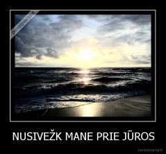 NUSIVEŽK MANE PRIE JŪROS - 