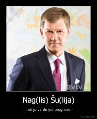 Nag(lis) Šu(lija) - net jo varde yra prognoze