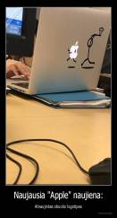 Naujausia "Apple" naujiena: - Atnaujintas obuolio logotipas