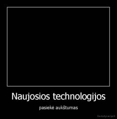 Naujosios technologijos - pasiekė aukštumas