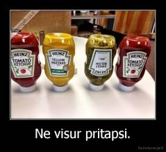 Ne visur pritapsi. - 