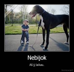 Nebijok - Aš jį laikau.