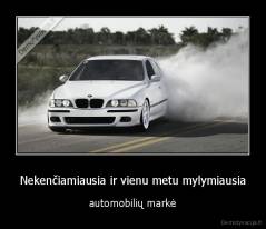 Nekenčiamiausia ir vienu metu mylymiausia - automobilių markė