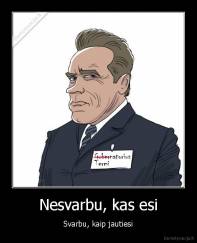 Nesvarbu, kas esi - Svarbu, kaip jautiesi