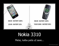 Nokia 3310 - Metai, kalba patis už save...