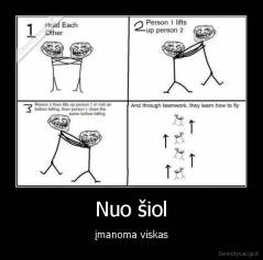 Nuo šiol - įmanoma viskas