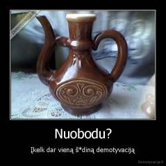 Nuobodu? - Įkelk dar vieną š*diną demotyvaciją