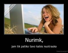 Nurimk, - jam tik patiko tavo katės nuotrauka