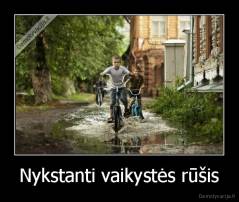 Nykstanti vaikystės rūšis - 