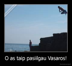 O as taip pasiilgau Vasaros! - 