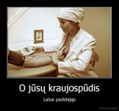 O jūsų kraujospūdis - Labai padidėjęs