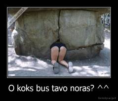 O koks bus tavo noras? ^^ - 