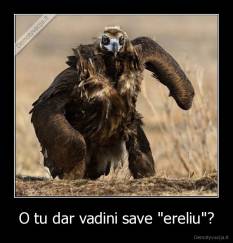 O tu dar vadini save "ereliu"? - 