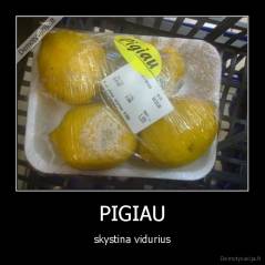 PIGIAU - skystina vidurius