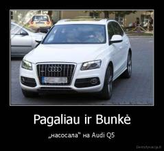 Pagaliau ir Bunkė - „насосала“ на Audi Q5