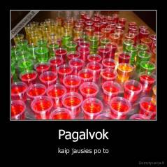 Pagalvok - kaip jausies po to