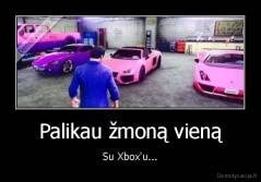 Palikau žmoną vieną - Su Xbox'u...