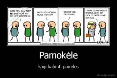 Pamokėle - kaip kabinti paneles