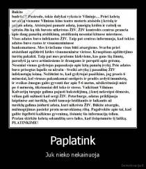 Paplatink - Juk nieko nekainuoja