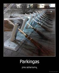 Parkingas - prie soliariumų