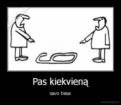 Pas kiekvieną - savo tiesa