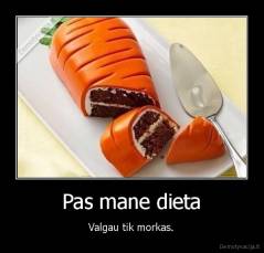 Pas mane dieta - Valgau tik morkas.