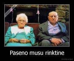 Paseno musu rinktine - 