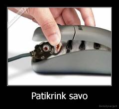 Patikrink savo - 