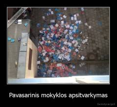 Pavasarinis mokyklos apsitvarkymas - 