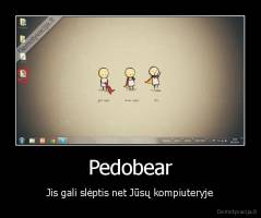 Pedobear - Jis gali slėptis net Jūsų kompiuteryje