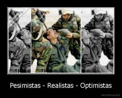 Pesimistas - Realistas - Optimistas - 